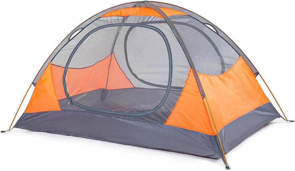 2 Person Lightweight Backpacking Tent - 3-Season Waterproof Double Layer Camping Tent with 2 Doors - Easy Setup for Couples & Mountaineering