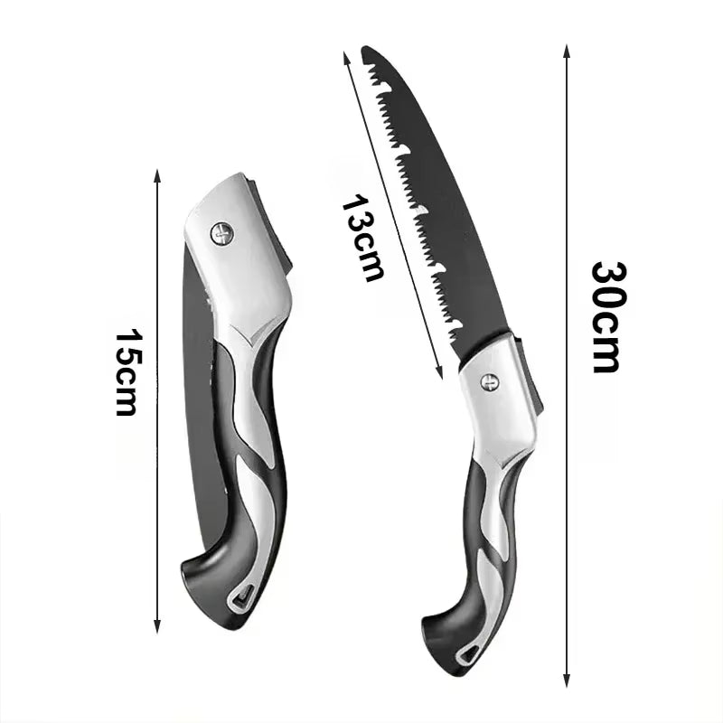 Multifunctional Folding Hand Saw - Portable Outdoor Tool for Gardening, Woodworking, and Logging