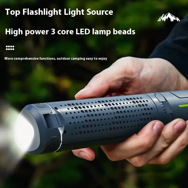 8000mAh Telescopic Camping Lantern | Rechargeable Waterproof Dimmable Flashlight & Tent Lamp
