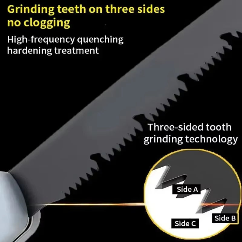 Multifunctional Folding Hand Saw - Portable Outdoor Tool for Gardening, Woodworking, and Logging