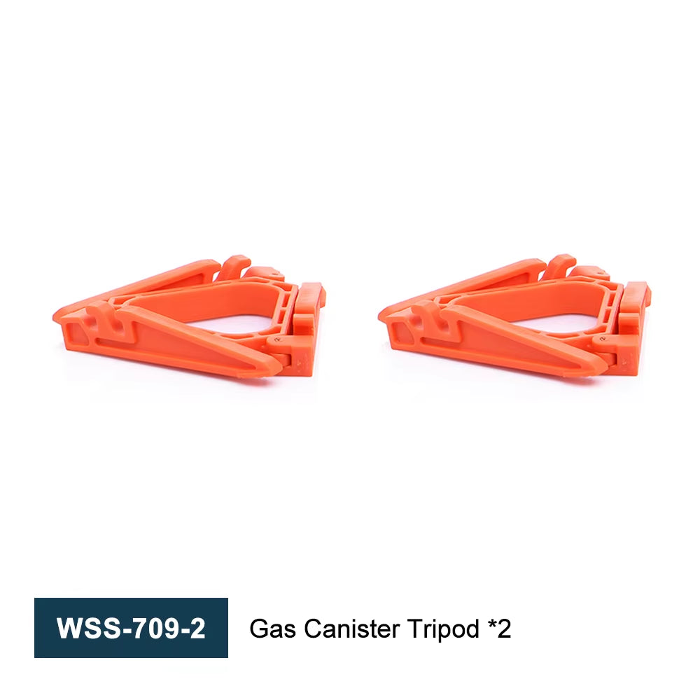 Foldable Camping Stove Gas Canister Bracket | Stable Tripod Stand Base for Outdoor Cooking