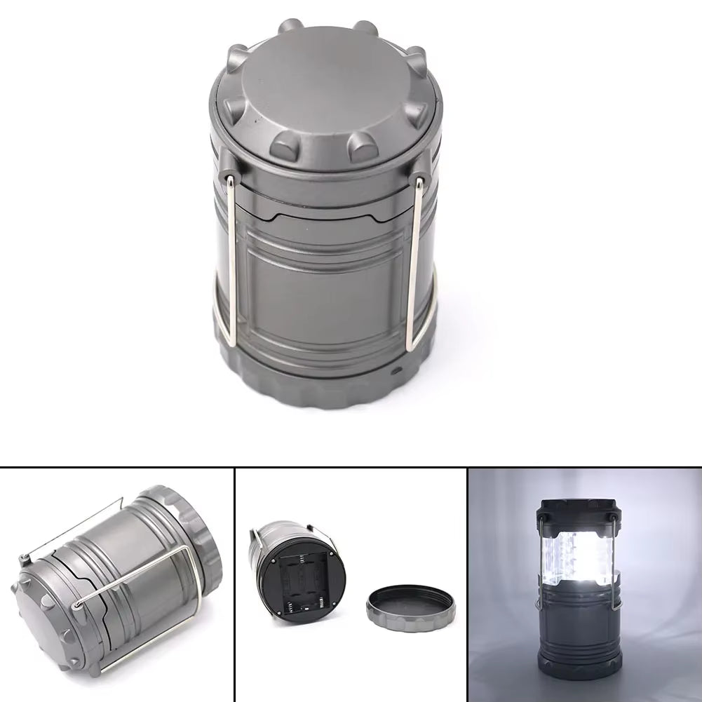 30 LED Portable Camping Lantern - Battery Powered Waterproof Tent Light - Bright Emergency Flashlight for Hurricane & Power Outages