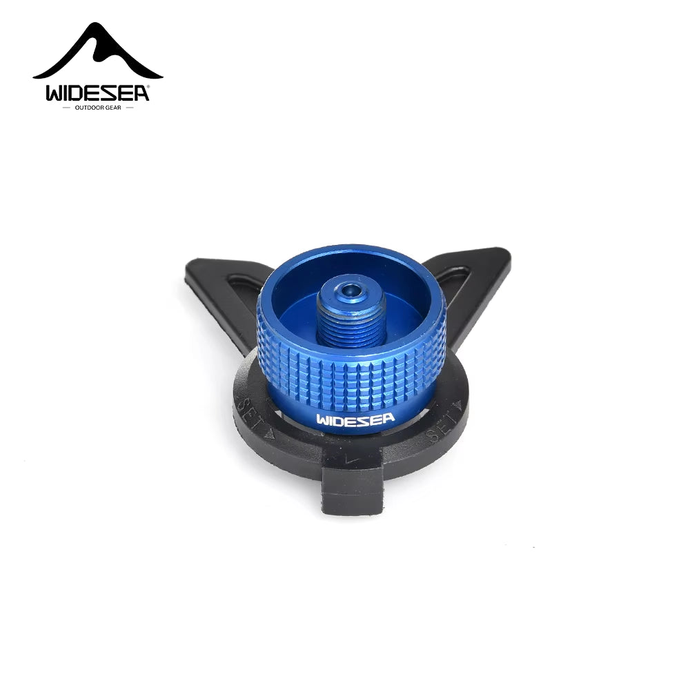 Aluminum Alloy Gas Tank Adapter with Bracket - Non-Slip Portable Stove Converter - Durable Outdoor Essential for Fuel Efficiency