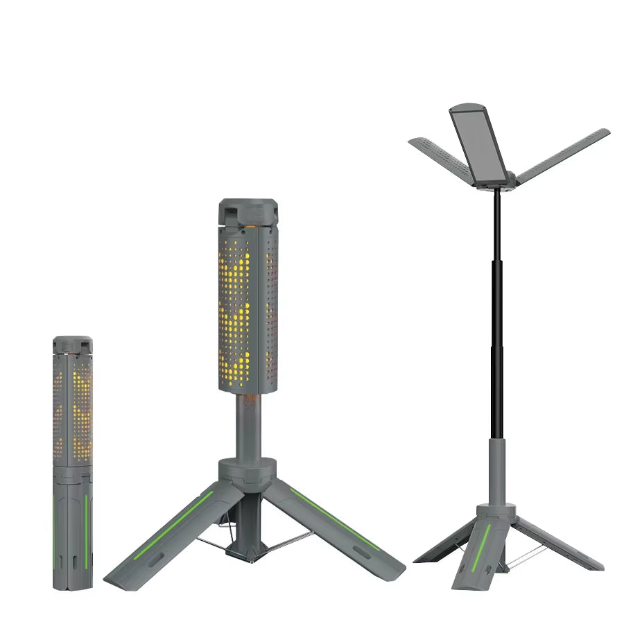 8000mAh Telescopic Camping Lantern | Rechargeable Waterproof Dimmable Flashlight & Tent Lamp