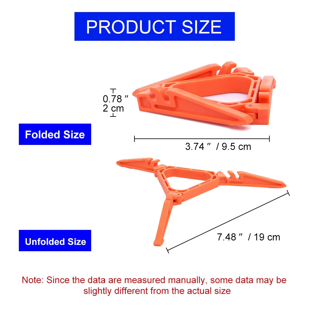 Foldable Camping Stove Gas Canister Bracket | Stable Tripod Stand Base for Outdoor Cooking