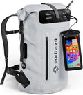 Premium Cushioned Waterproof Backpack - Heavy Duty 100% Dry Bag with Phone Case - Comfortable Roll-Top Rucksack for Water Sports & Extreme Hiking