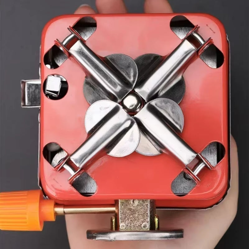 Compact Windproof Foldable Camping Stove - Lightweight Backpacking Burner