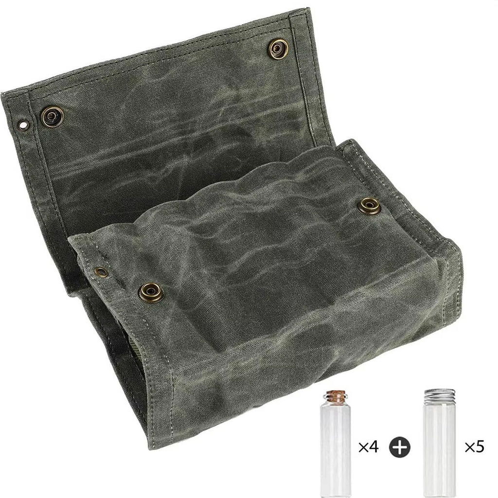 Portable Outdoor Camping Spice Bottle Set - Convenient Seasoning Storage for Picnics and Adventures
