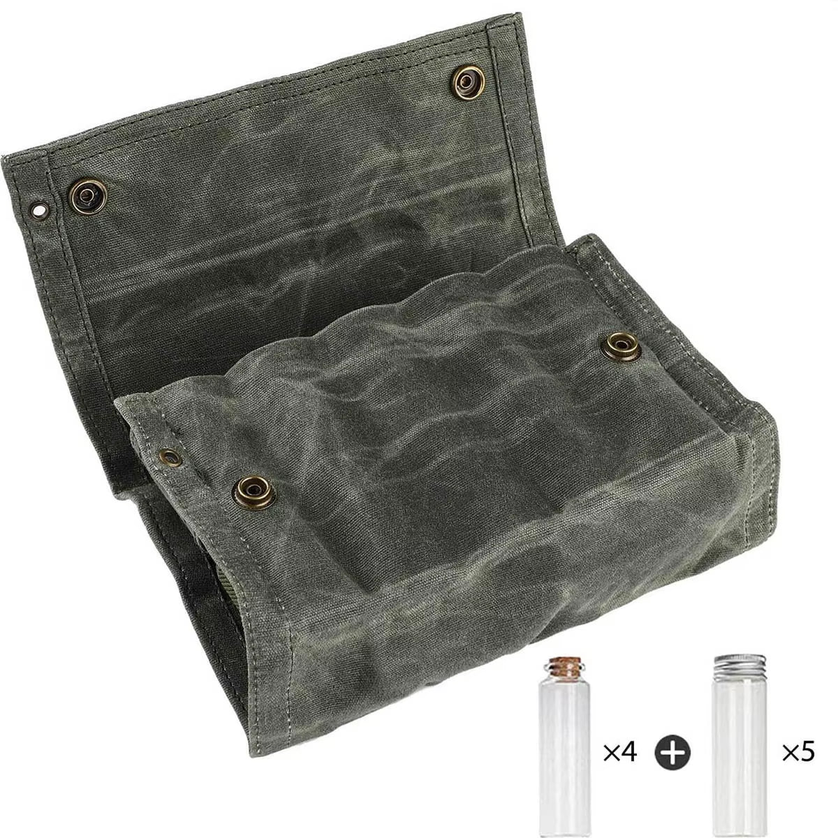 Portable Outdoor Camping Spice Bottle Set - Convenient Seasoning Storage for Picnics and Adventures