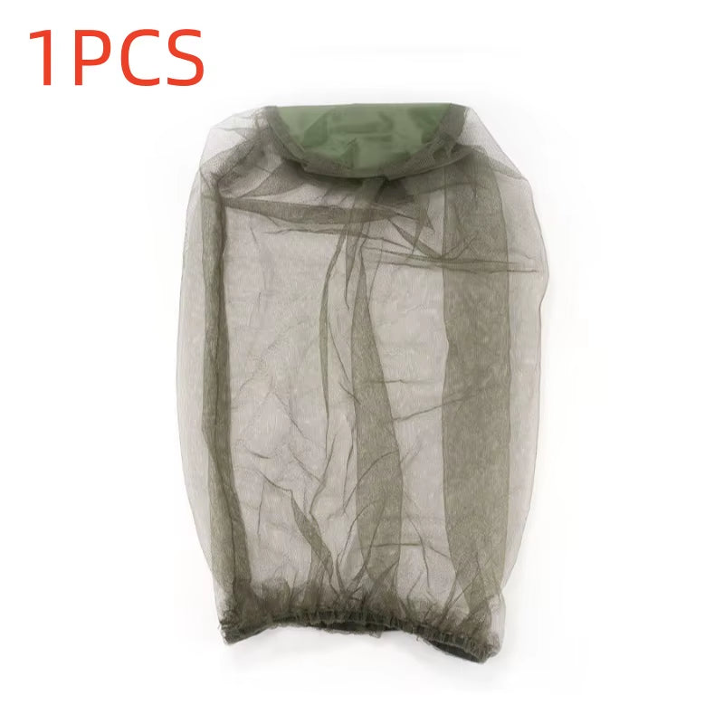 Mosquito Net Head and Neck Protection Hat - 1/3/5 Pcs Breathable Mesh for Outdoor Camping and Fishing