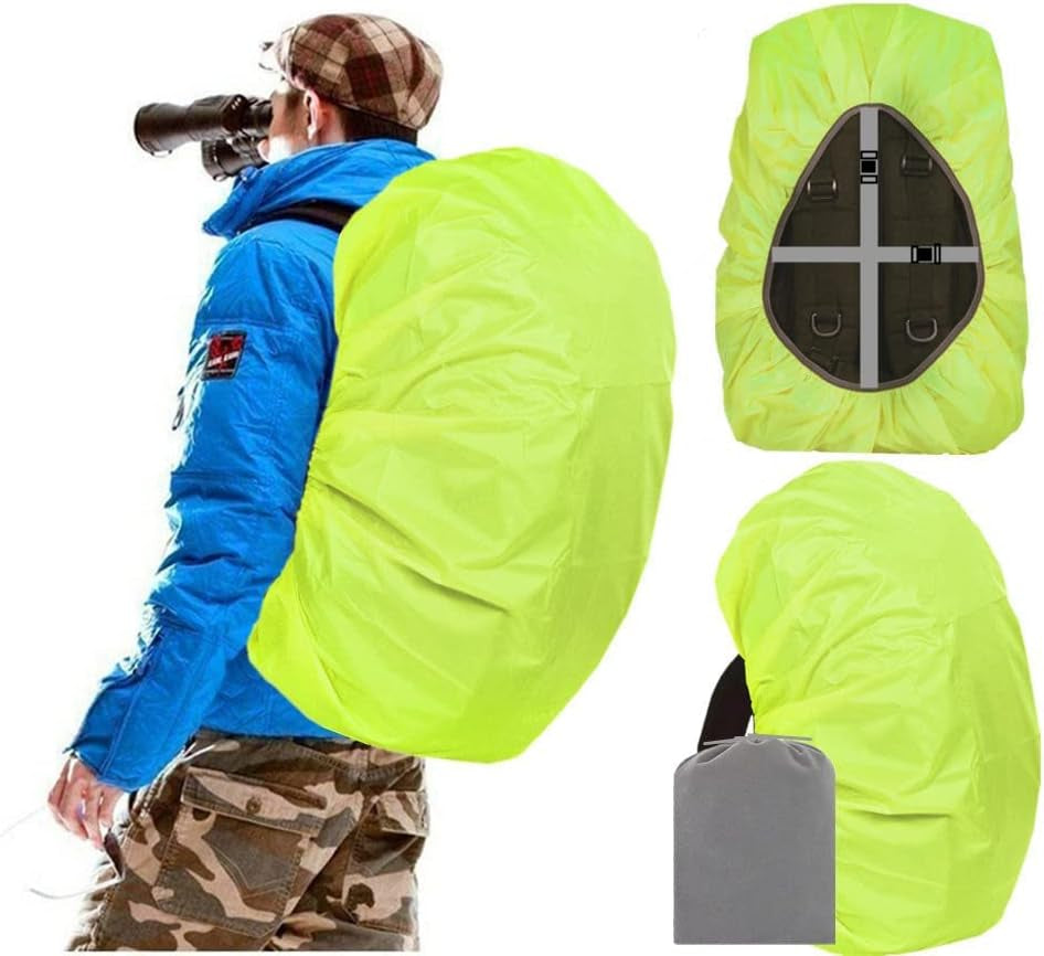 Heavy-Duty Waterproof Backpack Rain Cover | 12000mm Multi-Layer Protection for Hiking & Camping