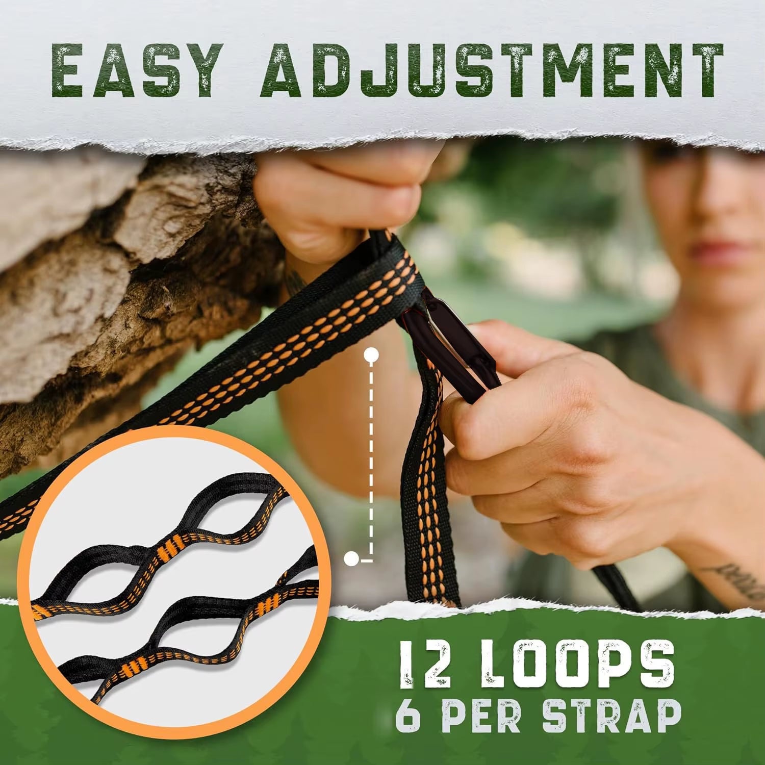 Lightweight Parachute Nylon Camping Hammock with Mosquito Net | Portable Backpacking & Travel Gear