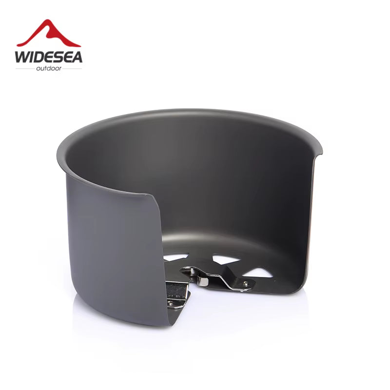 Folding Camping Stove Windscreen - Portable Aluminum Gas Burner Wind Guard - Essential Windproof Cooking Gear for Survival & Bushcraft
