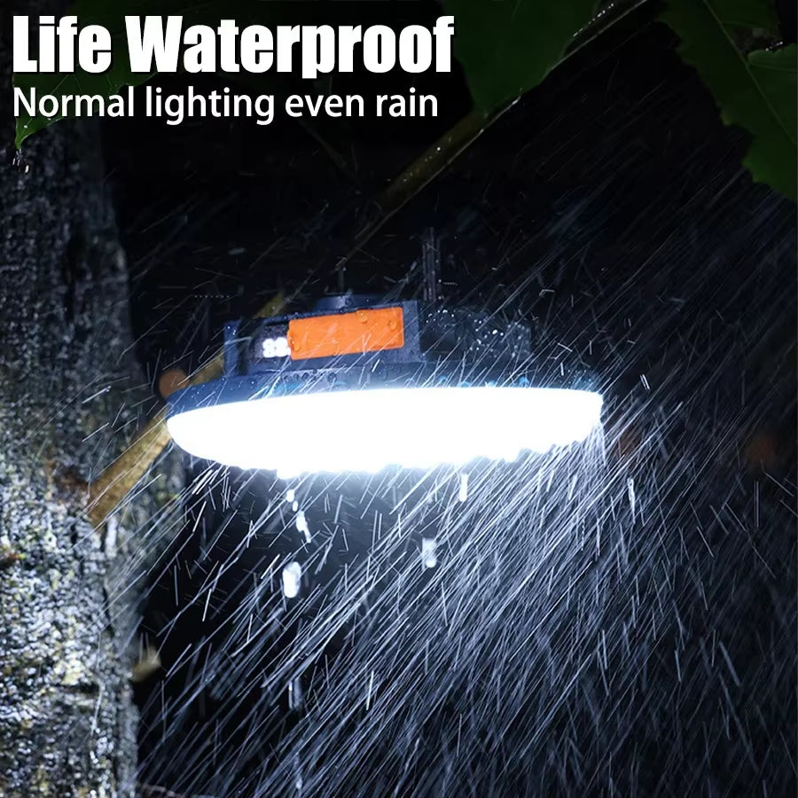 7200mAh Rechargeable Magnetic LED Camping Lantern | Portable Tent Flashlight & Work Light