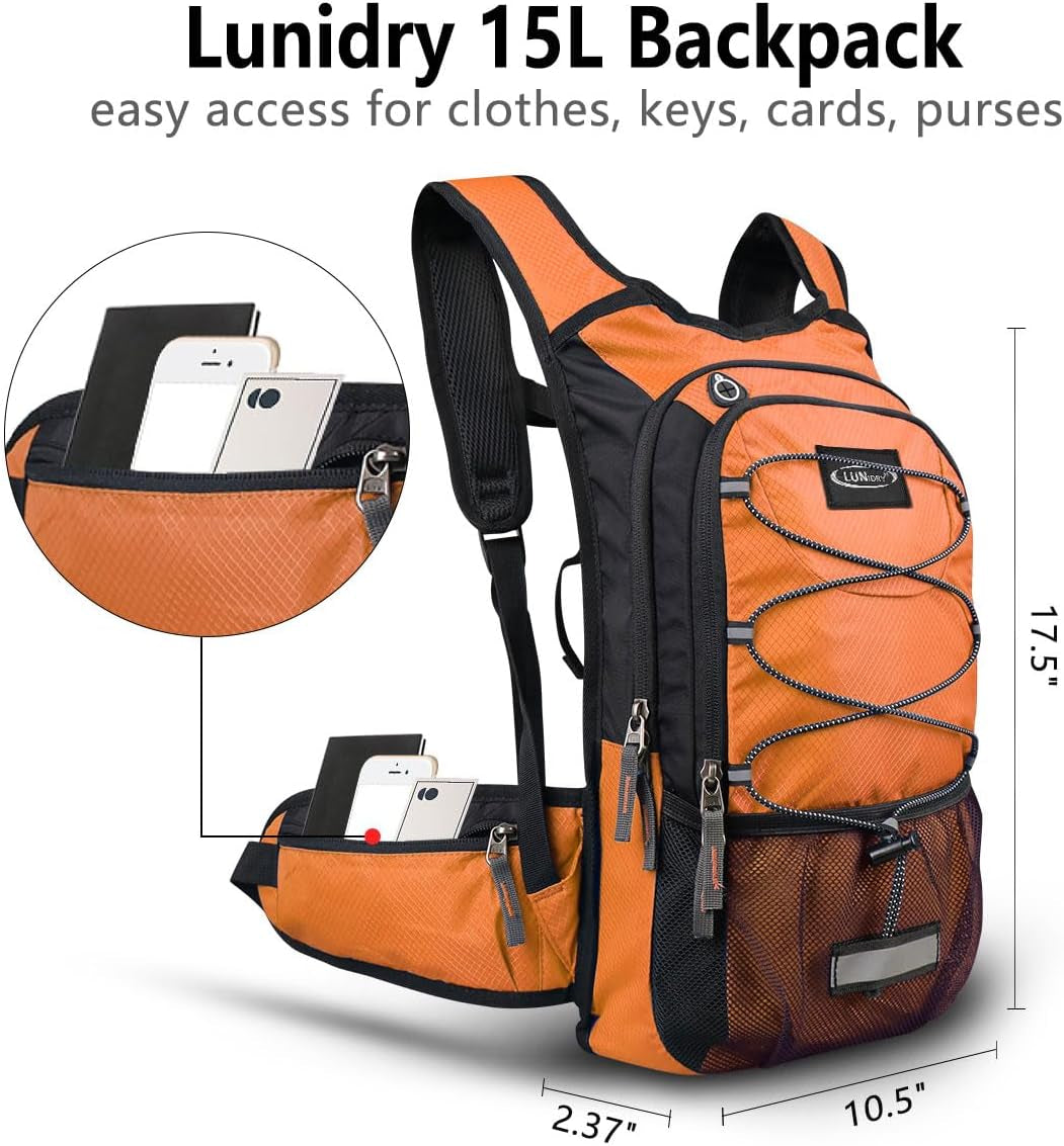 Insulated Hydration Pack with 3L Leak-Proof Water Bladder | 5-Hour Cooling Daypack for Hiking & Running
