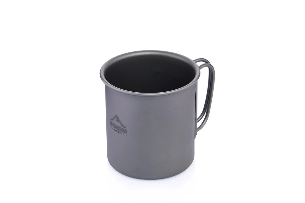 Lightweight Titanium Camping Mug - Perfect Travel Utensil for Outdoor Adventures and Picnics