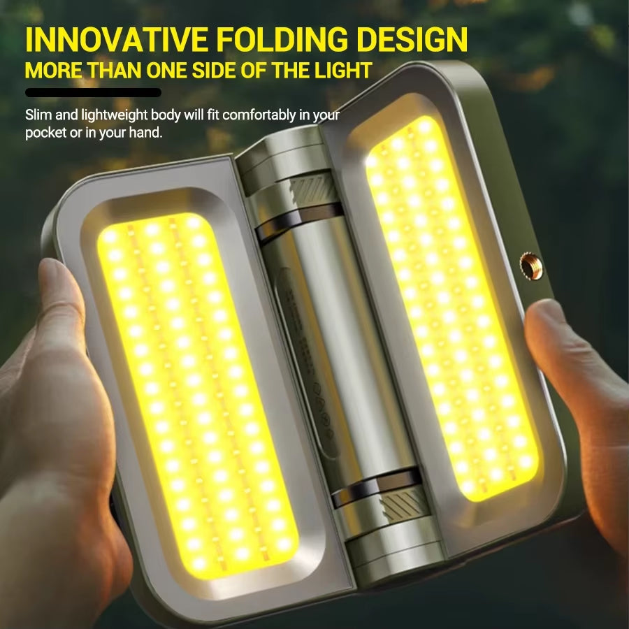 5000mAh Solar Powered LED Camping Lantern | 2400LM Waterproof Portable Emergency Tent Light
