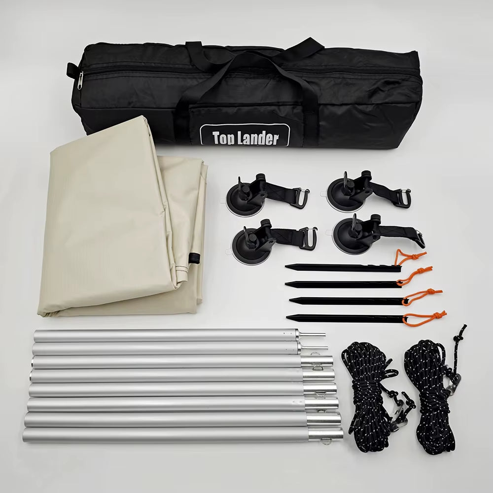Ultimate SUV Side Awning Tarp - Waterproof UV Protection Shelter Tent for Camping & Outdoor Adventures