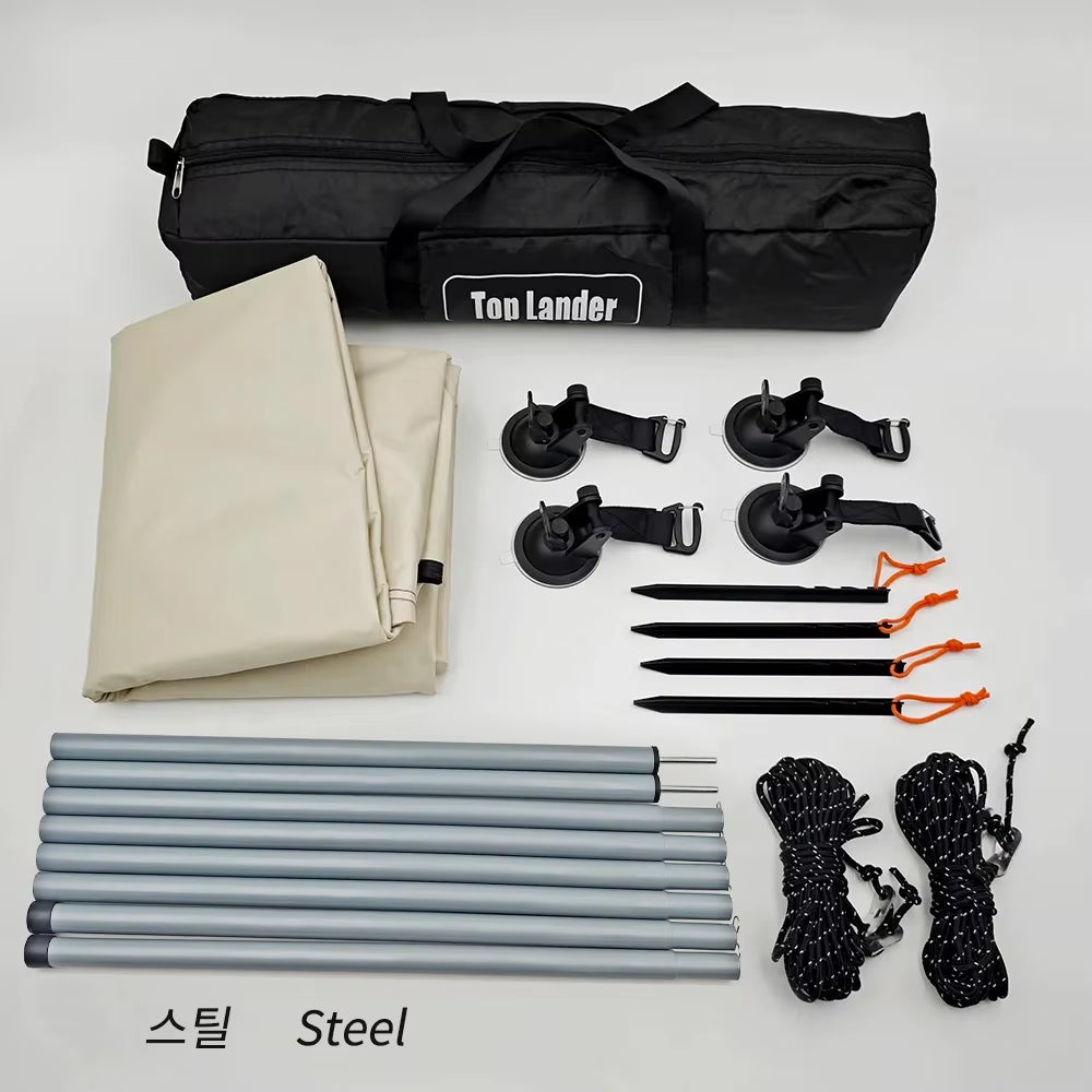 Ultimate SUV Side Awning Tarp - Waterproof UV Protection Shelter Tent for Camping & Outdoor Adventures