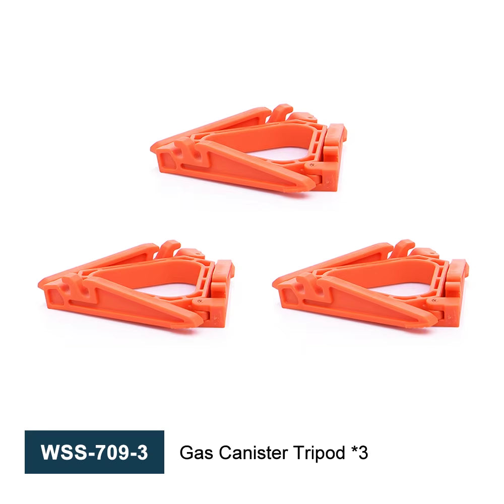 Foldable Camping Stove Gas Canister Bracket | Stable Tripod Stand Base for Outdoor Cooking