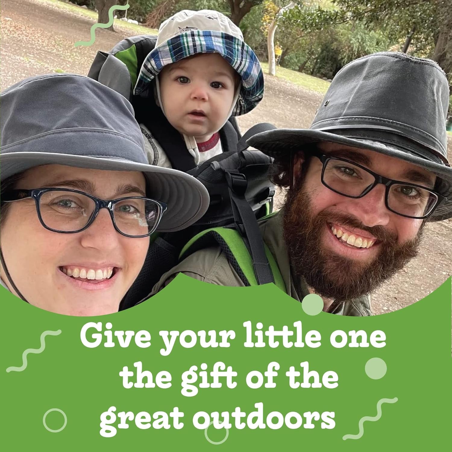 Premium Hiking Baby Carrier Backpack - Ergonomic Toddler Carrier with Sun/Rain Hood & Diaper Pad - Comfortable Outdoor Travel Pack for Active Parents