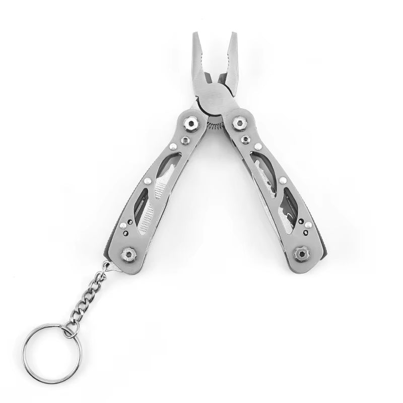 Heavy-Duty Carbon Steel Multi-Tool Pliers | Compact Folding Survival Gear & Repair Tool