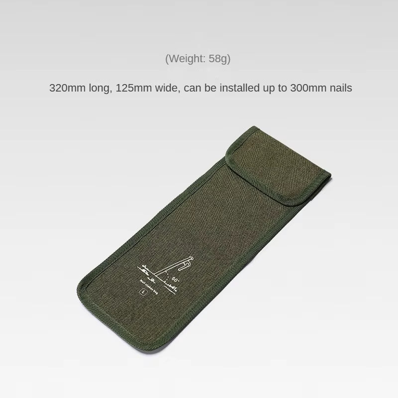 Multifunctional Outdoor Tent Stake Storage Bag - Durable Oxford Cloth Camping Kit & Accessories