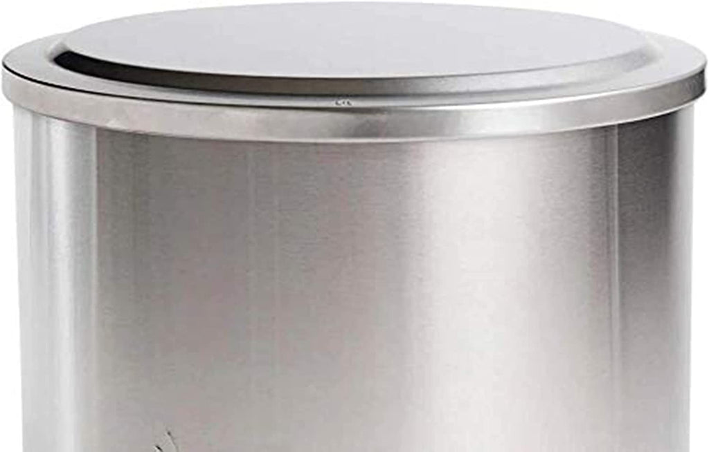 304 Stainless Steel Fire Pit Lid - Heavy Duty Round Protective Cover for Solo Stove Bonfire - Portable Outdoor Fire Pit Accessory & Tabletop Top