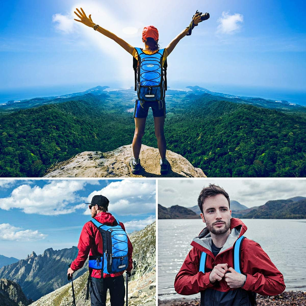 Insulated Hydration Pack with 3L Leak-Proof Water Bladder | 5-Hour Cooling Daypack for Hiking & Running