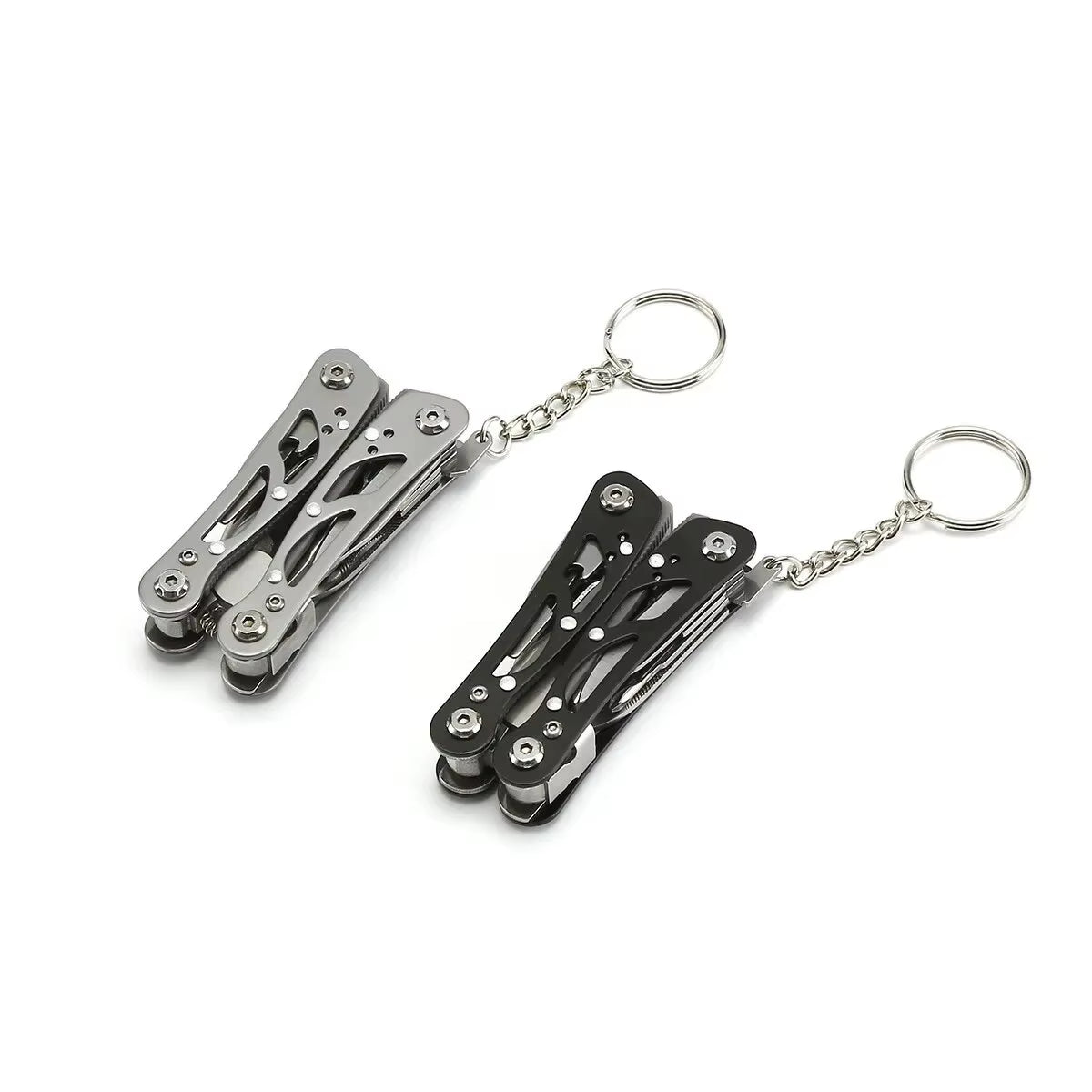 Heavy-Duty Carbon Steel Multi-Tool Pliers | Compact Folding Survival Gear & Repair Tool