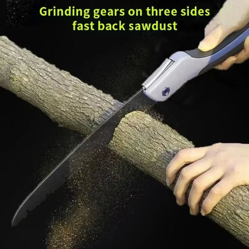 Multifunctional Folding Hand Saw - Portable Outdoor Tool for Gardening, Woodworking, and Logging
