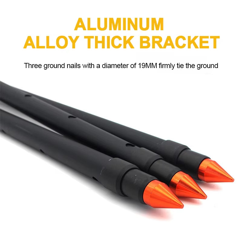 Adjustable Aluminum Camping Tripod for Outdoor Cooking & Grilling