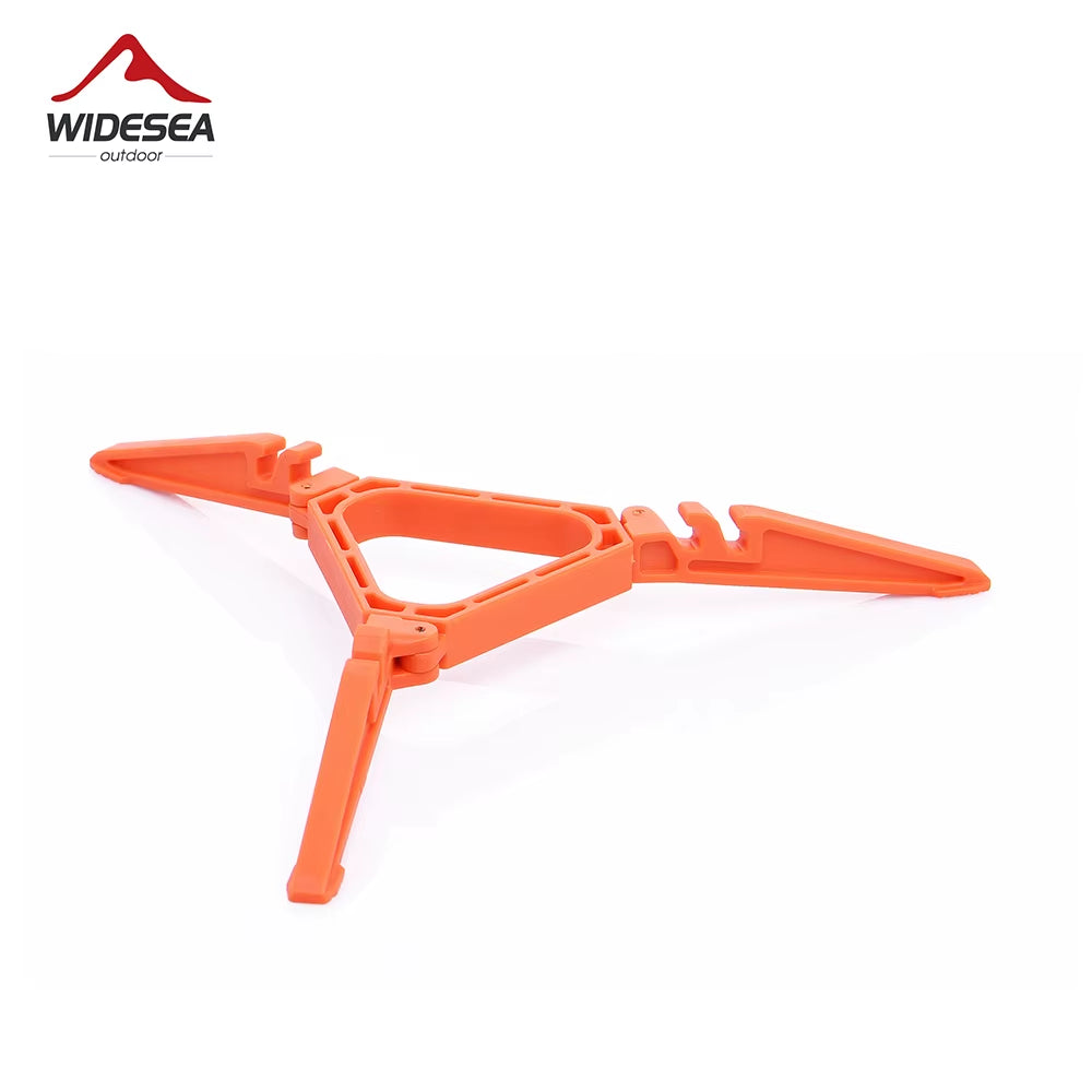Foldable Camping Stove Gas Canister Bracket | Stable Tripod Stand Base for Outdoor Cooking