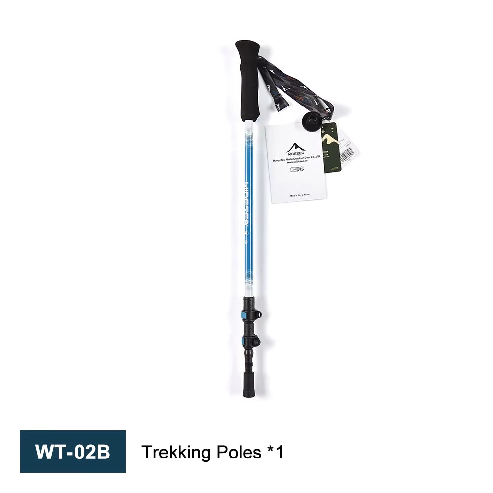 Lightweight Carbon Fiber Trekking Poles - 65-135cm Retractable Hiking Poles - Shock-Absorbing Mountaineering Sticks for All Terrain