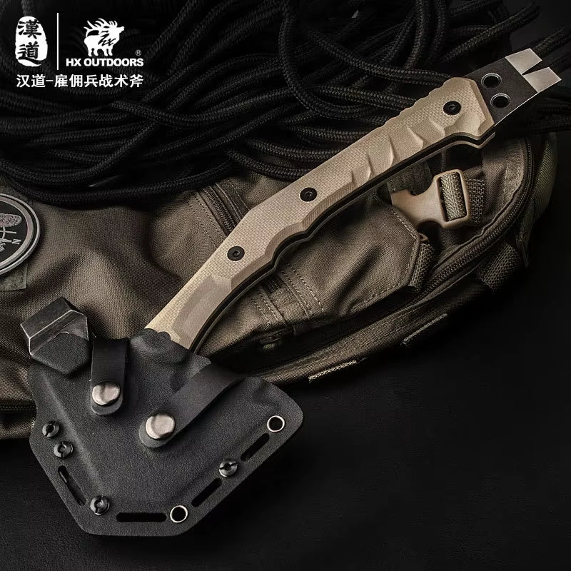 Mercenarys Full Tang Camping Survival Touris Axe Hatchet Tactical Multifunctional Hunting Tools Tomahawk Hammer