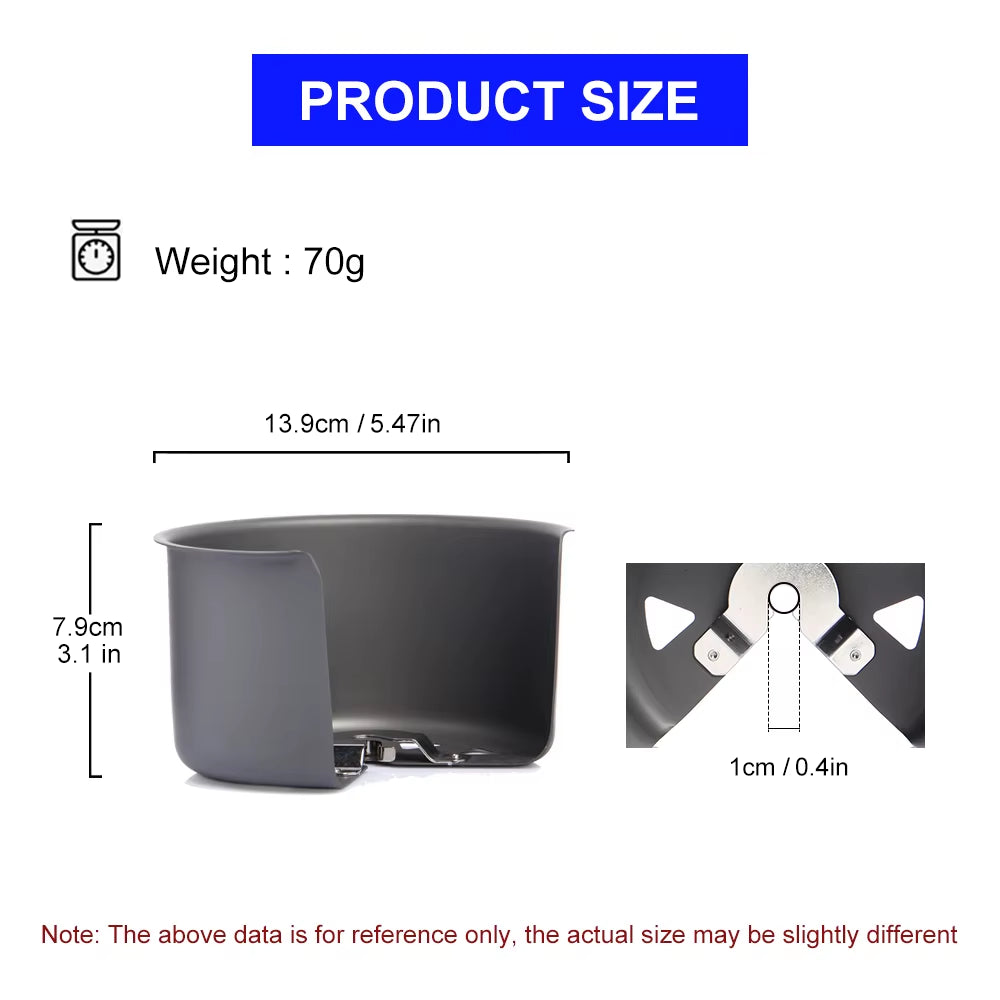 Folding Camping Stove Windscreen - Portable Aluminum Gas Burner Wind Guard - Essential Windproof Cooking Gear for Survival & Bushcraft