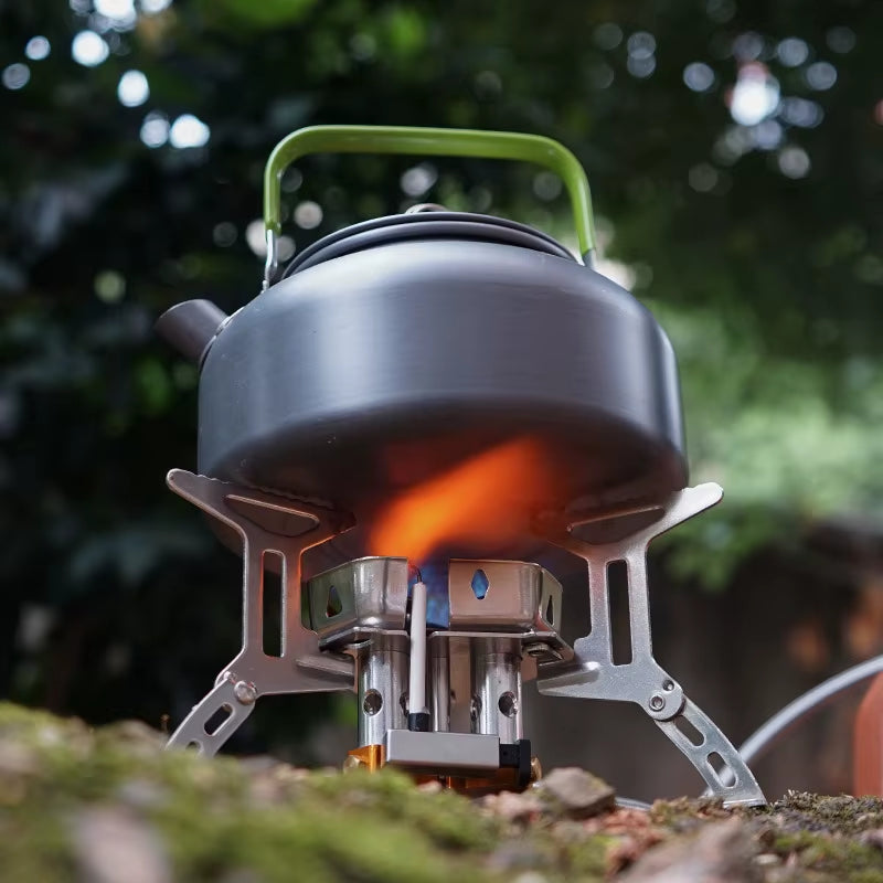 High-Efficiency 3-Burner Windproof Foldable Camping Stove