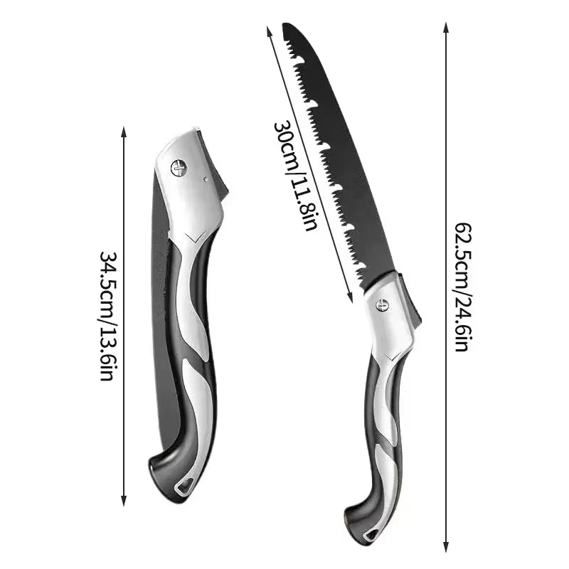 Multifunctional Folding Hand Saw - Portable Outdoor Tool for Gardening, Woodworking, and Logging